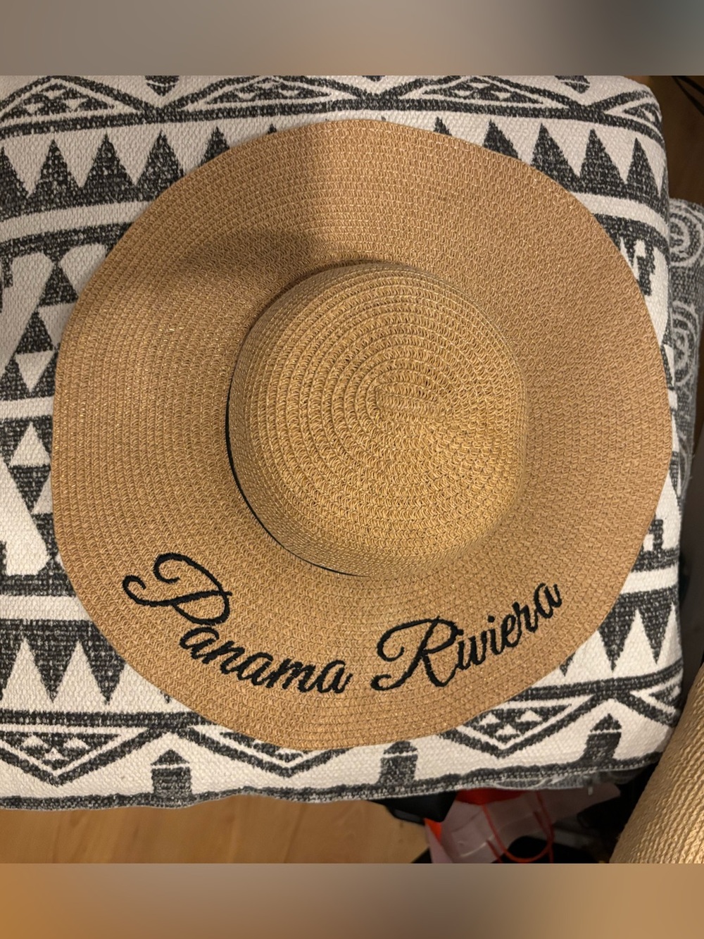 Panama Riviera Straw Sun Hat - Tan
